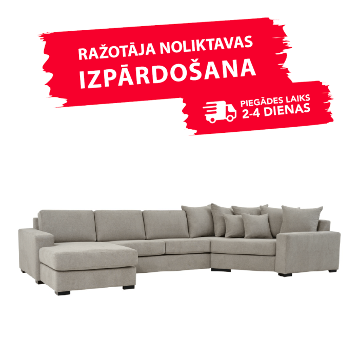 Sofa MODERN LIVING (Corner, U-shaped)(Manufacturer's Warehouse)